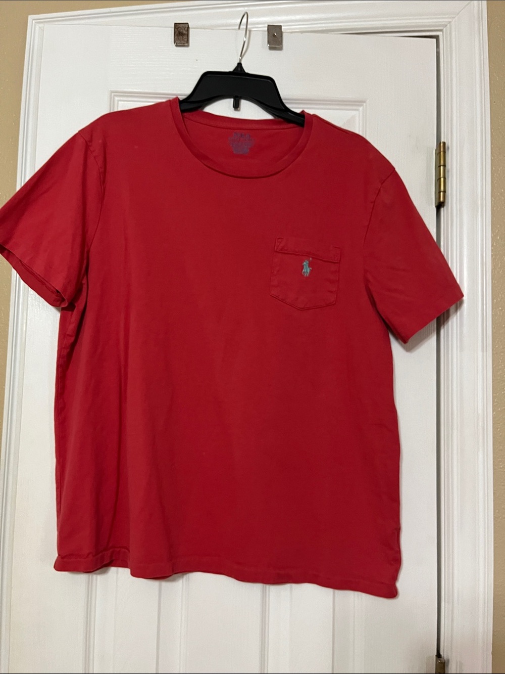 Polo by Ralph Lauren Red Short Sleeve Pocket Tee